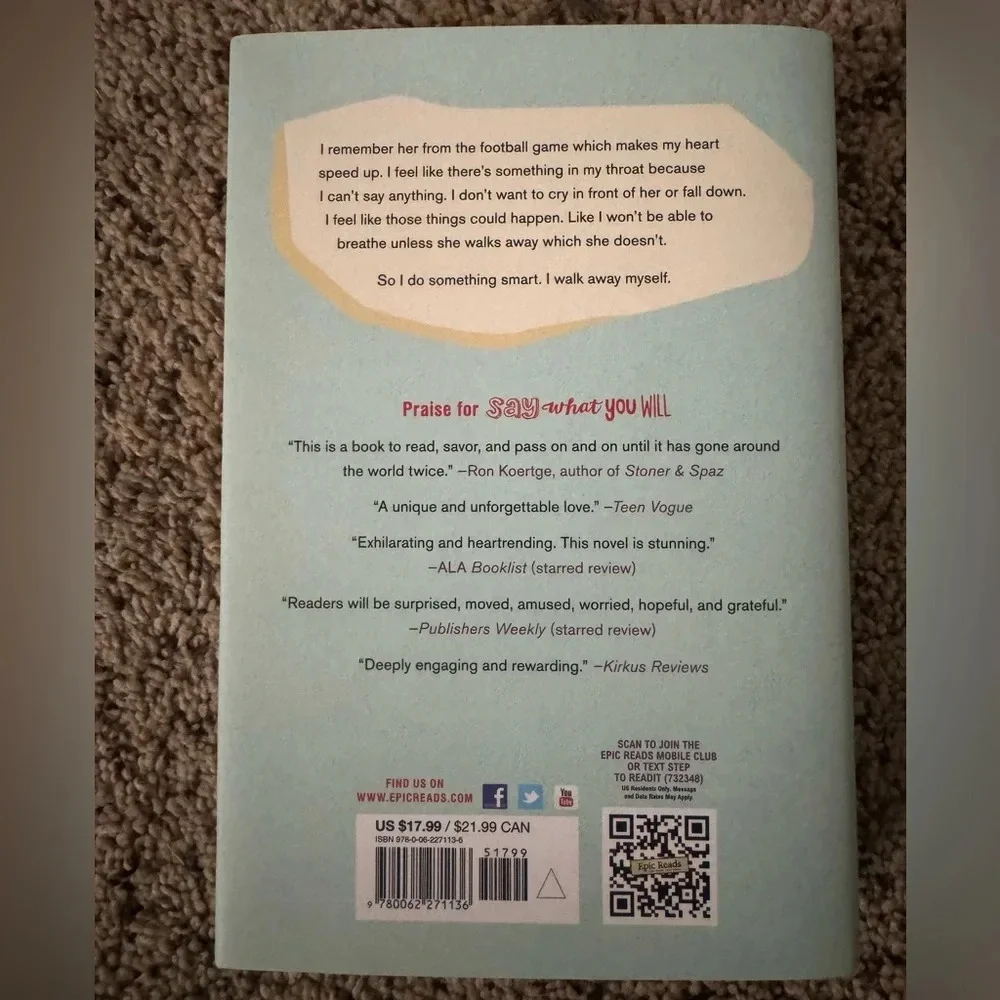 A Step Toward Falling Hardback book by Cammie McGovern